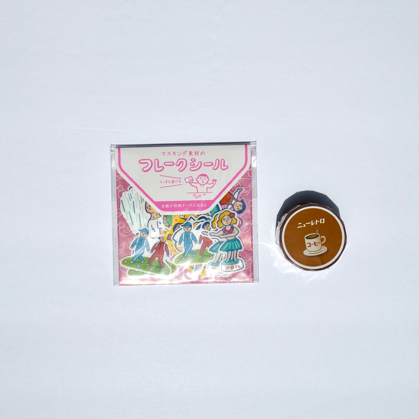 flatlay sticker or masking tape