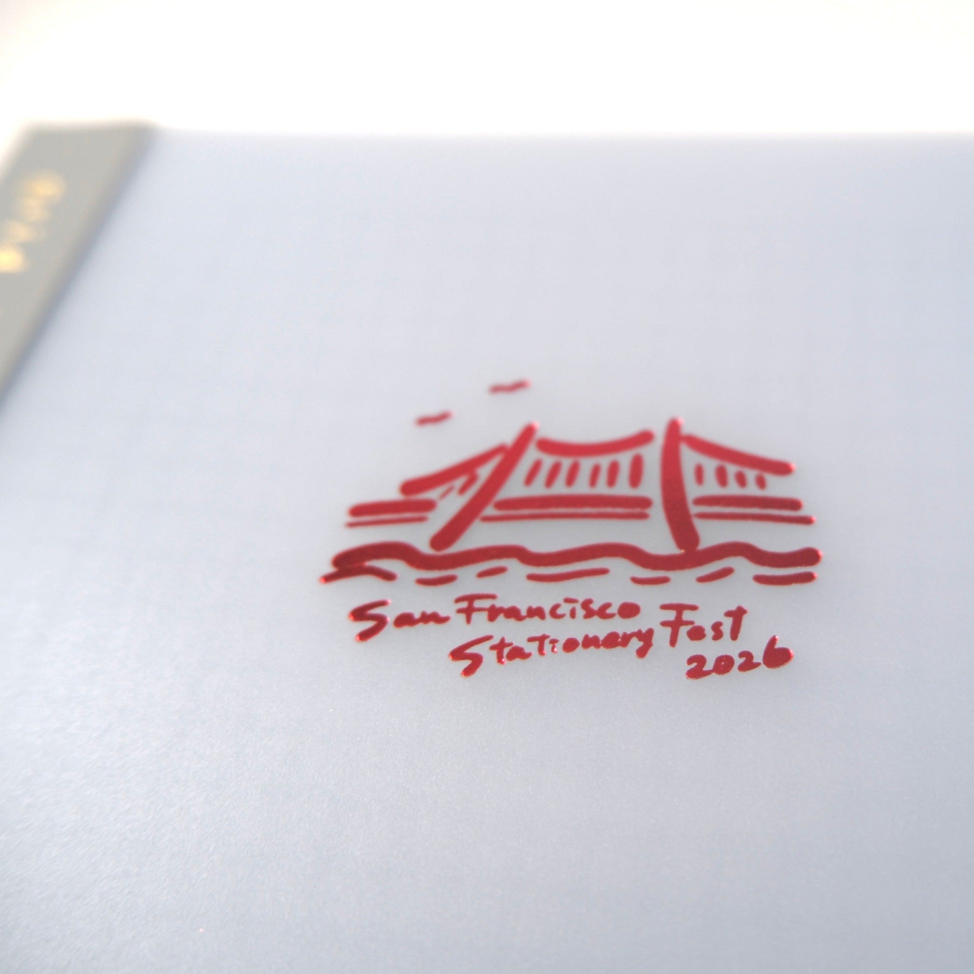 notebook design closeup