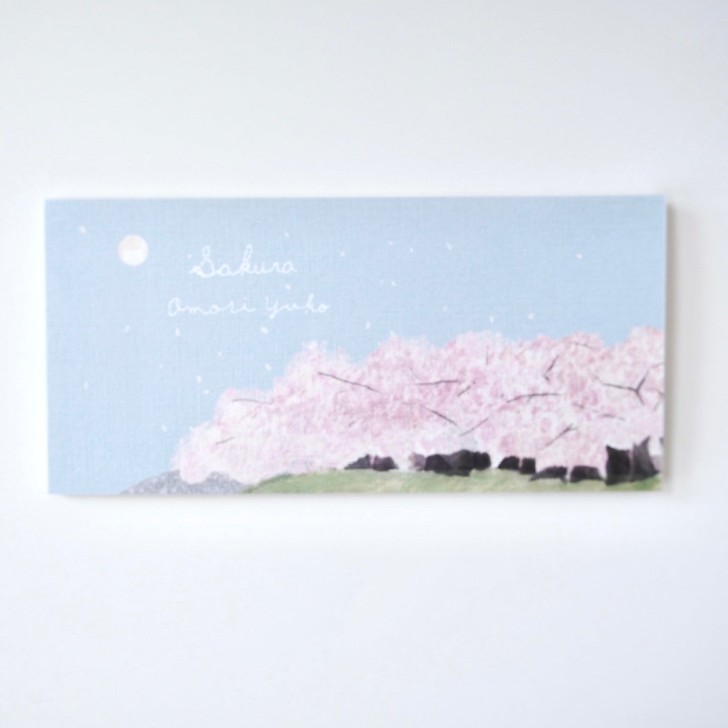 ippitsusen letter pad with cherry blossom design on a white background