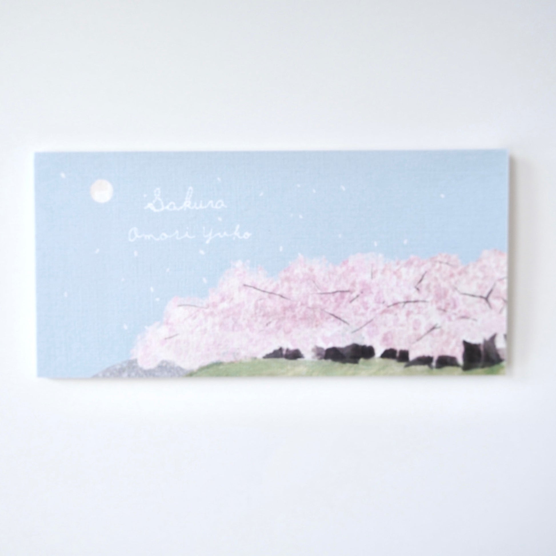 ippitsusen letter pad with cherry blossom design on a white background