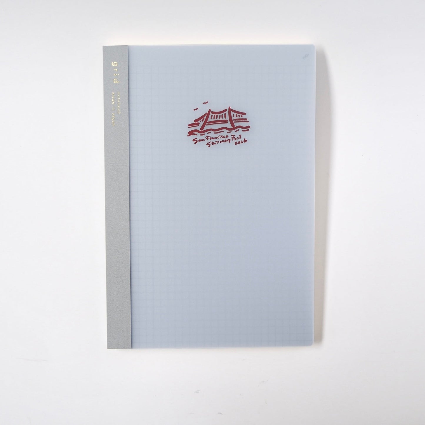 Blue grid notebook with SF Stationery Fest Exclusive Design