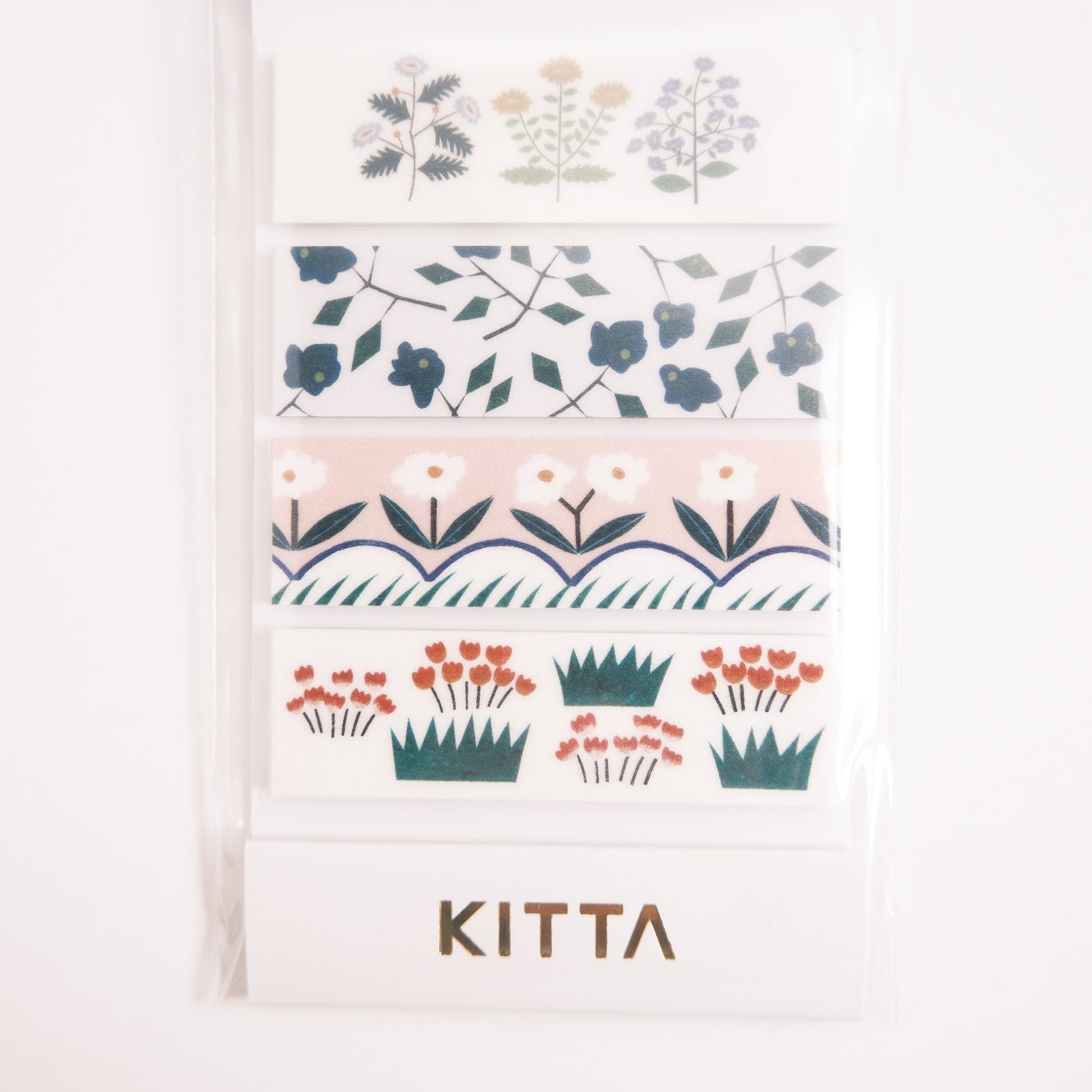 kitta washi tape precut floral design