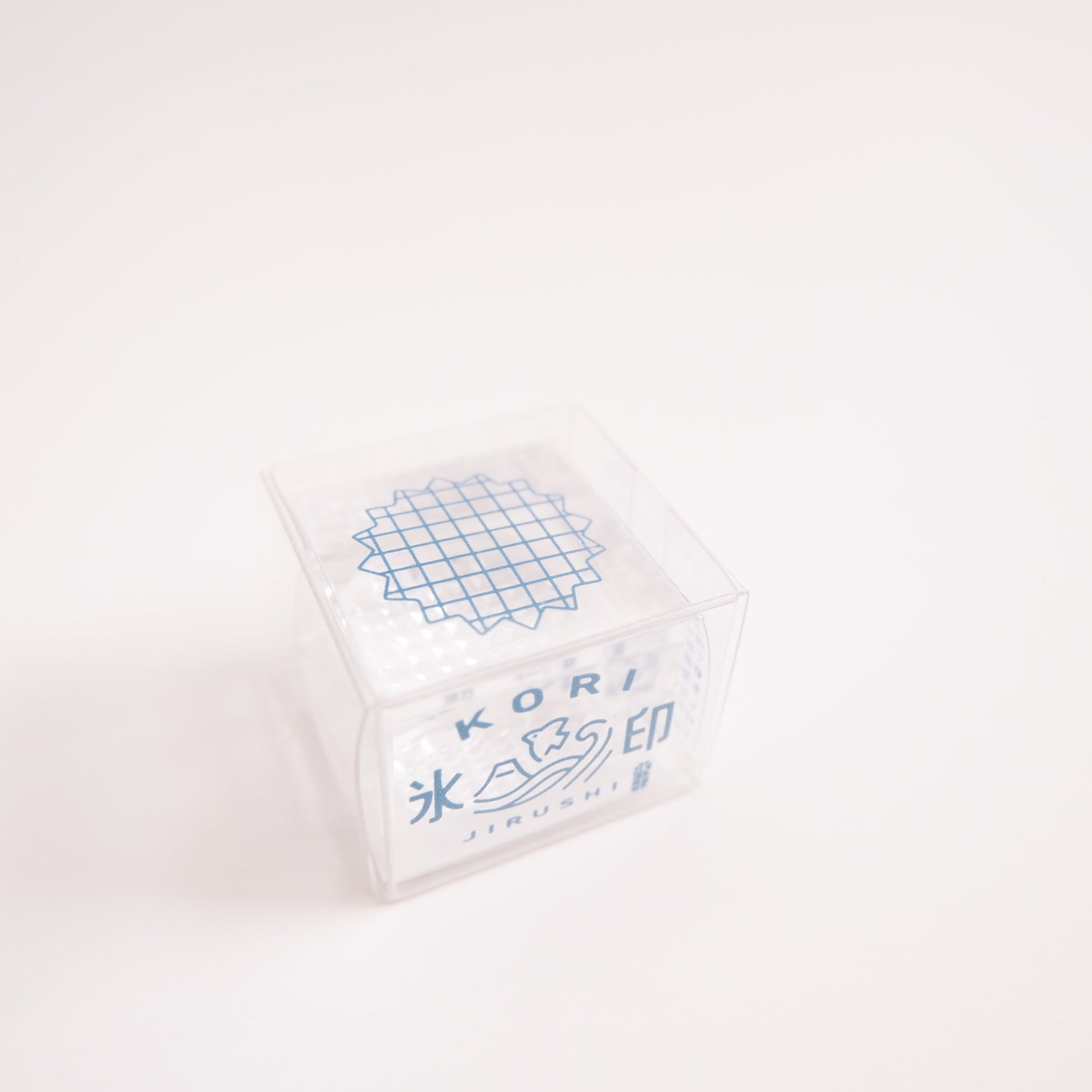 kori jirushi stamp grid design angle