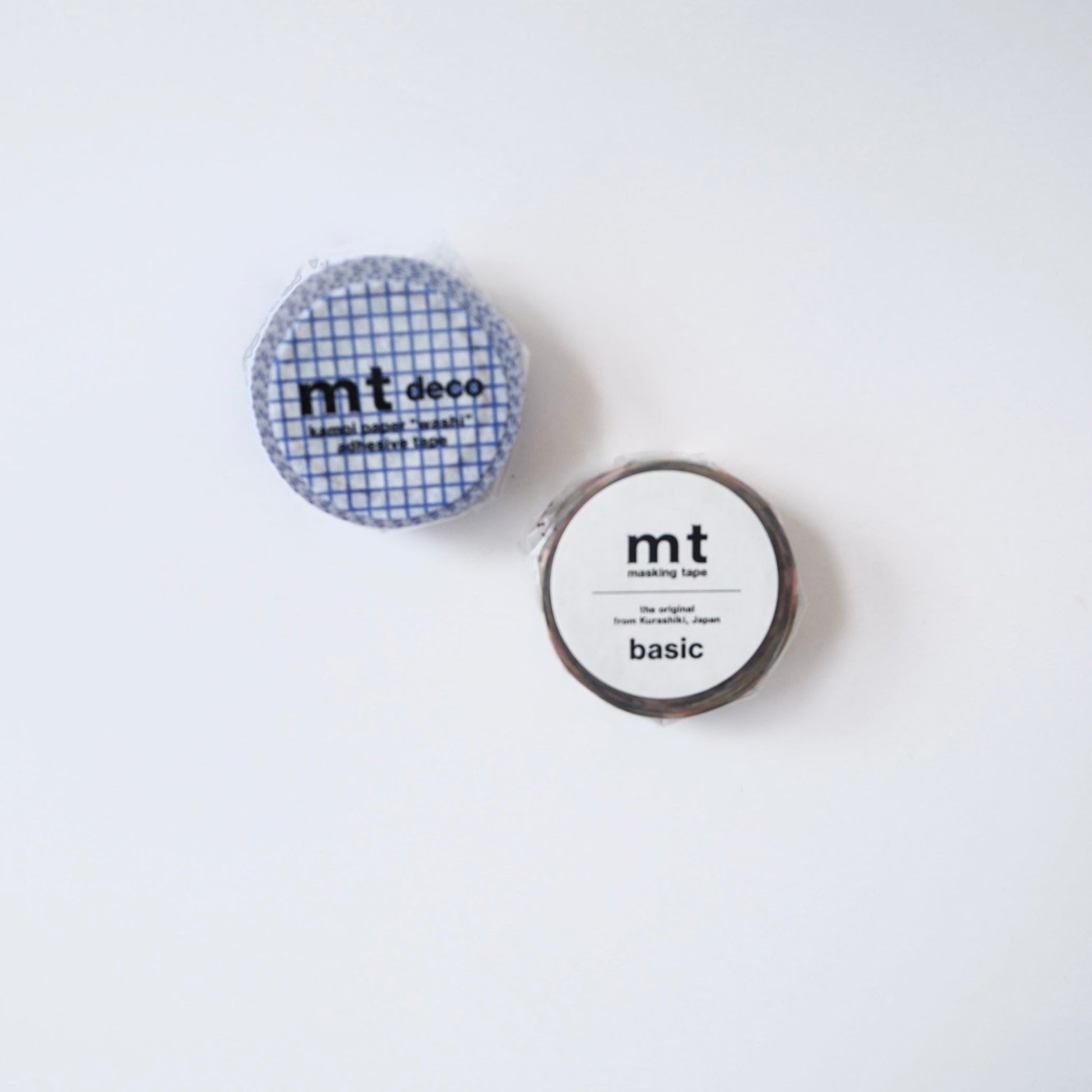 two MT Deco masking tape - flat lay shot