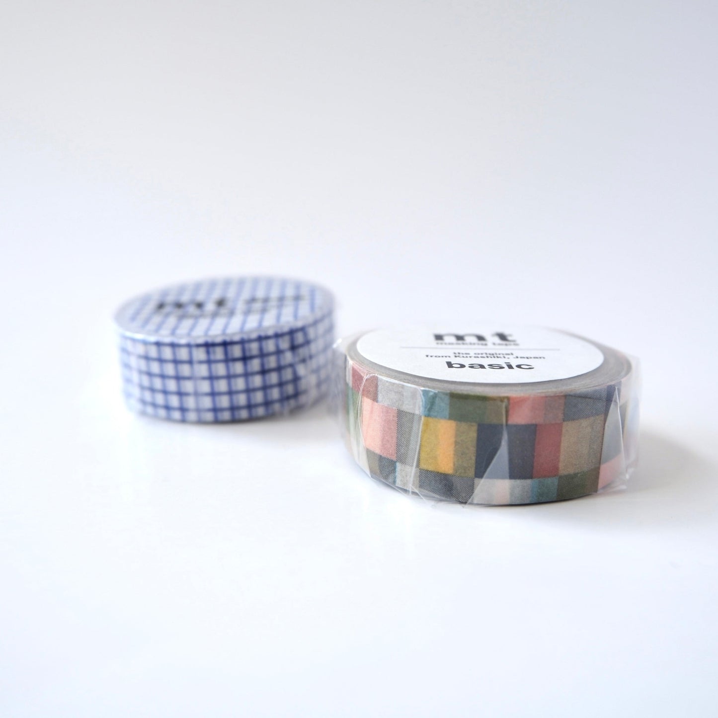 Two rolls of washi tape on a white background