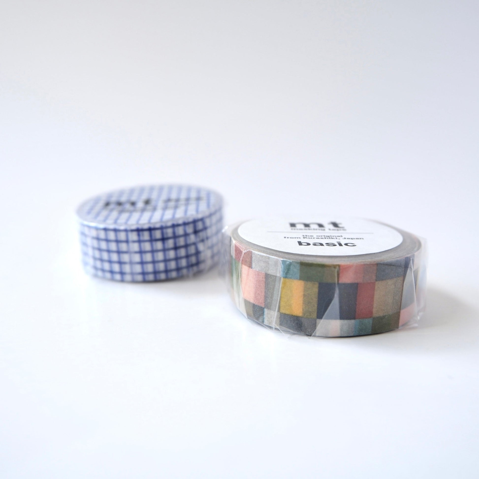 Two rolls of washi tape on a white background